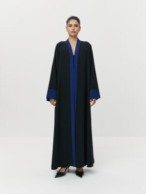 the navy stripe abaya